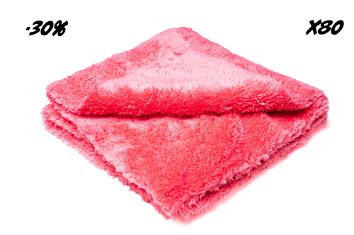 Коробка 80 шт. Полотенце Plushbyte Pro цв.Светло Розовый микрофибра 40*40см инд.упак.